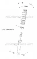 SUSPENSION, FRONT SHOCK