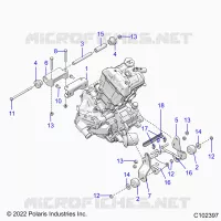 MOTOR, MOUNTING & LONG BLOCK