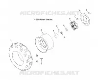RADS, FRONT TIRE AND BRAKE DISC