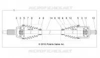 DRIVE TRAIN, GETRIEBE VORNE SHAFT