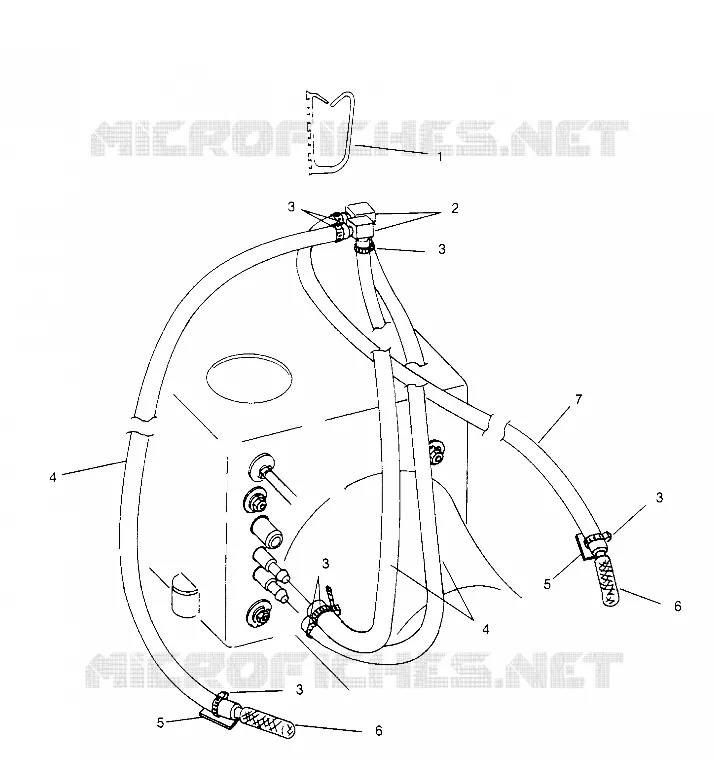 WASSER SIPHON SL 650 B954058 (4930483048B008)