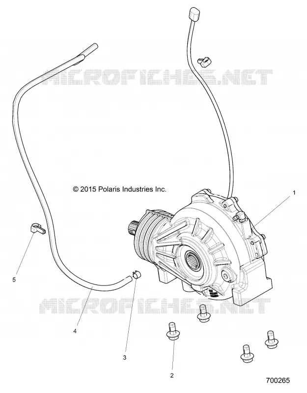 DRIVE TRAIN, FRONT GEARCASE MOUNTING