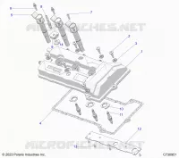 ENGINE, VENTILDECKEL & SPARK PLUGS