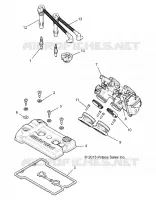 DROSSELKLAPPENGEHÃ„USE AND VALVE COVER