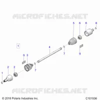 ANTRIEB, DRIVE SHAFT, FRONT