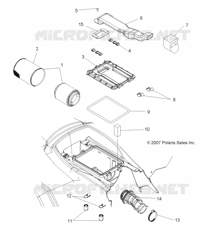 MOTOR, LUFTEINLASS SYSTEM
