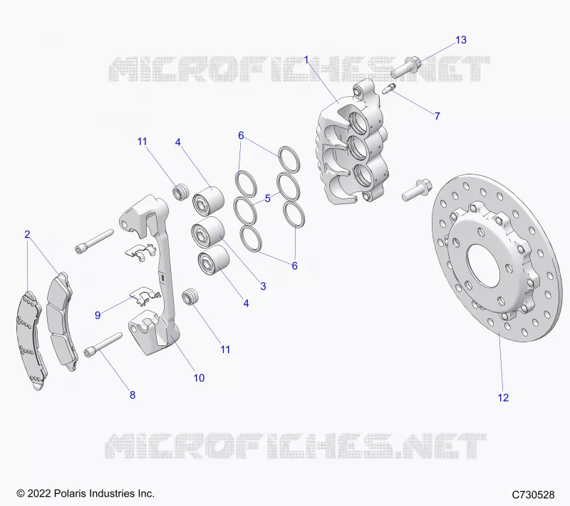 BRAKES, BREMSZANGE VORNE