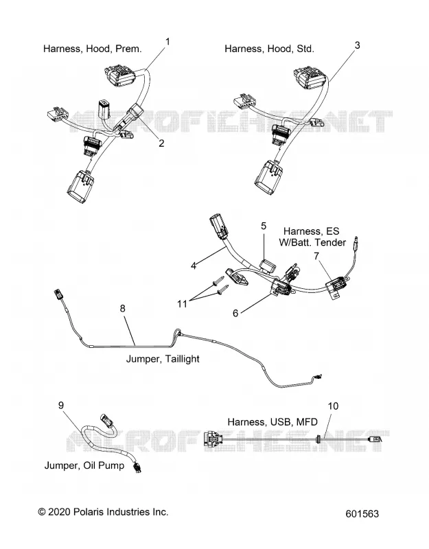 ELEKTRIC, JUMPERS/WIRE HARNESS