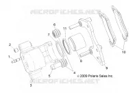 VORDERBREMSE CALIPER [BUILT 9/15/14 AND BEFORE]