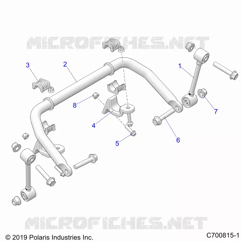 SUSPENSION, FRONT STABILISATORSTANGE