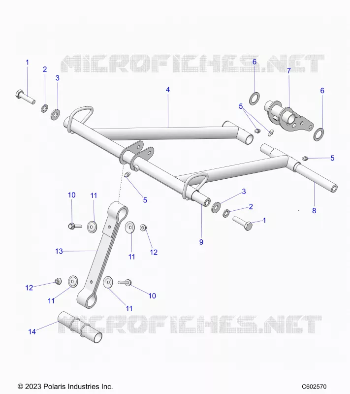 SUSPENSION, FRONT DREHMOMENTARM
