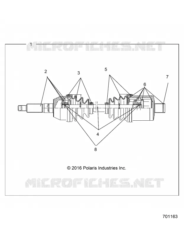 DRIVE TRAIN, HINTEN DRIVE SHAFT