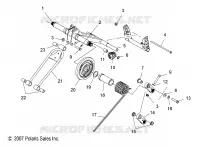SUSPENSION, HINTER Drehmomentarm, CND, INTL