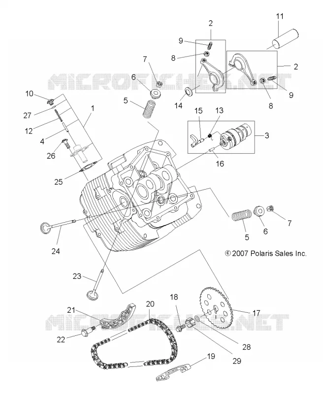 VALVES AND CAMSHAFT