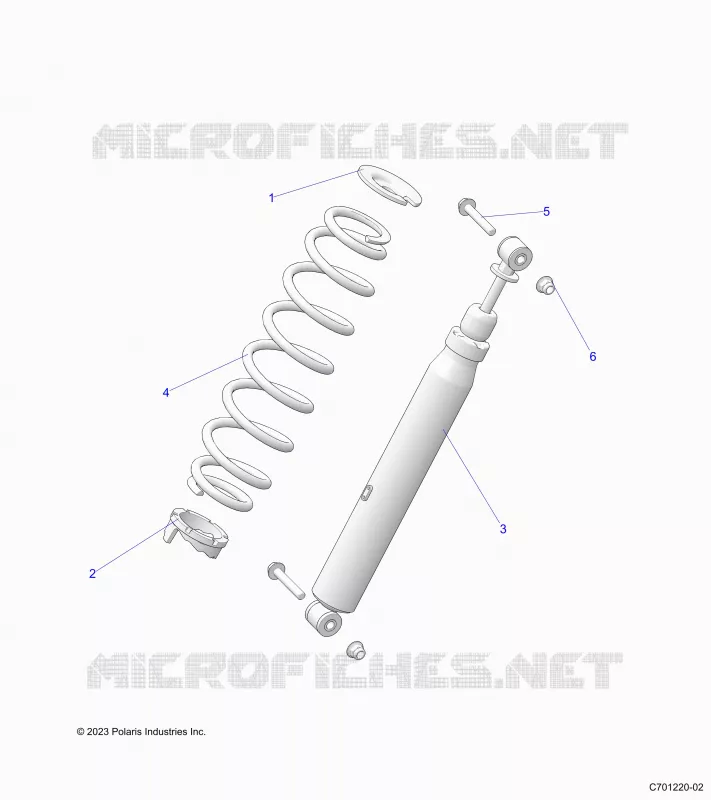 SUSPENSION, REAR SHOCK MOUNTING- R23TAA99A1/TAE99A1/A9 (C701218-02)