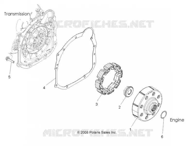 ANTRIEB, DRIVE COUPLER (Built 3/01/11 and Before)