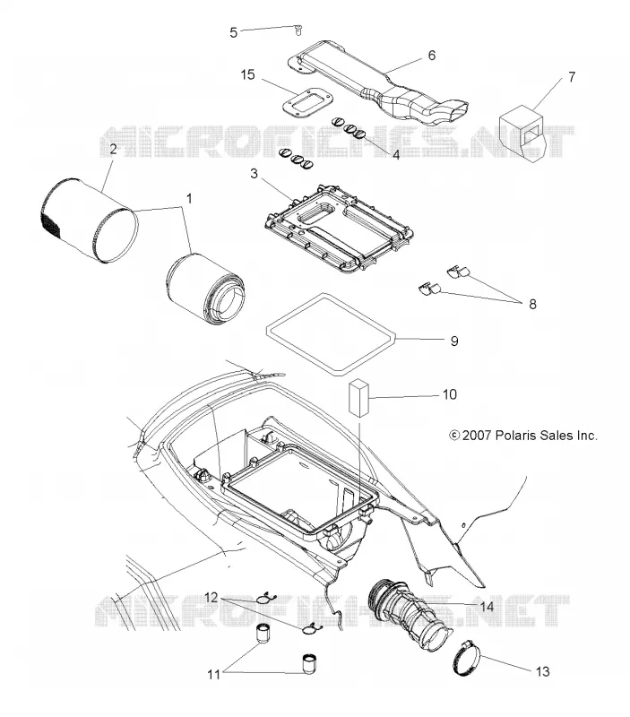 MOTOR, LUFTEINLASS SYSTEM