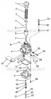 VERGASER WIDETRAK LX 0972065 AND  EUROPEAN WIDETRAK LX E972065 (4938223822C011)