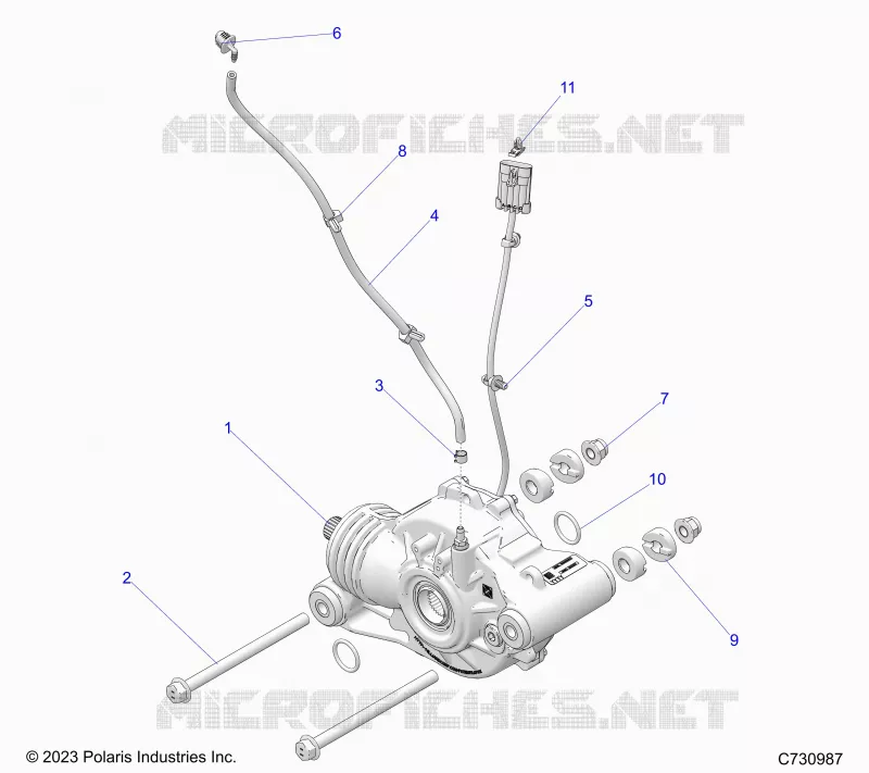 ANTRIEB, FRONT GEARCASE MOUNTING