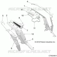 KAROSSERIE HINTEN FENDERS AND BEZELS- Z21NAM99AG (C700248-8)