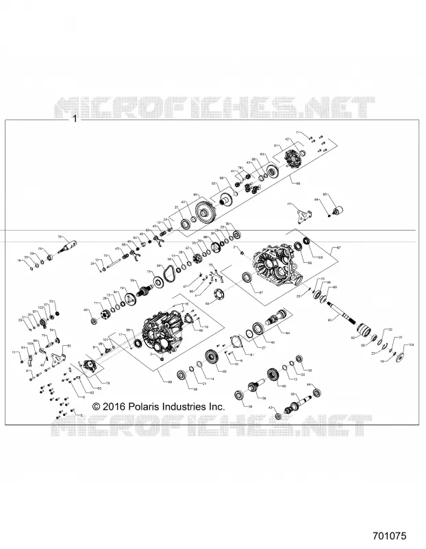 DRIVE TRAIN, MAIN GEARCASE INTERNALS
