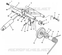 HINTER Drehmomentarm 500 EFI 0942774 and EFI SKS 0942574 (4924982498024A)