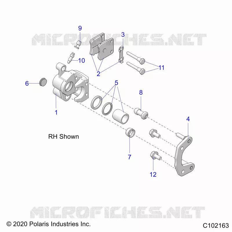 BRAKES, BREMSZANGE VORNE