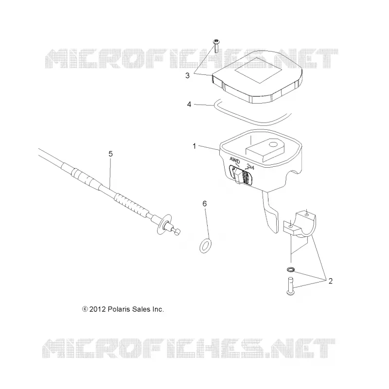 LENKUNG, KONTROLLEN, DROSSELN ASM. and CABLE