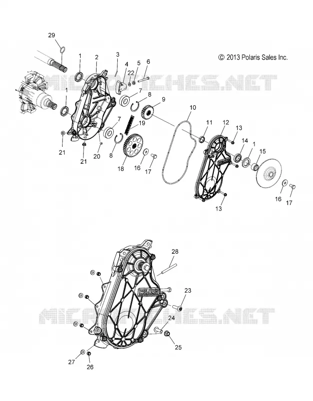DRIVE TRAIN, KETTENKASTEN