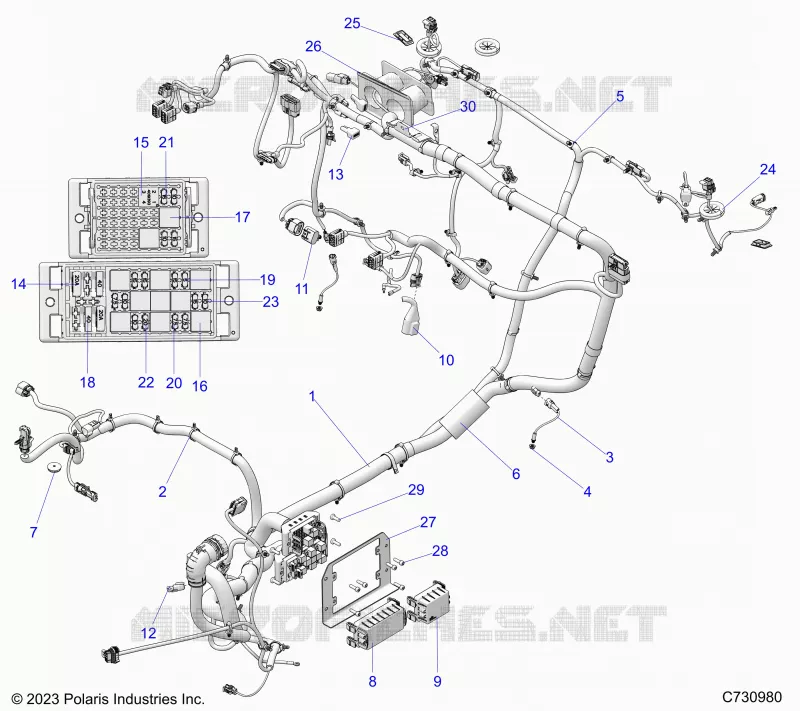 ELEKTRIC, WIRE HARNESS, CHASSIS
