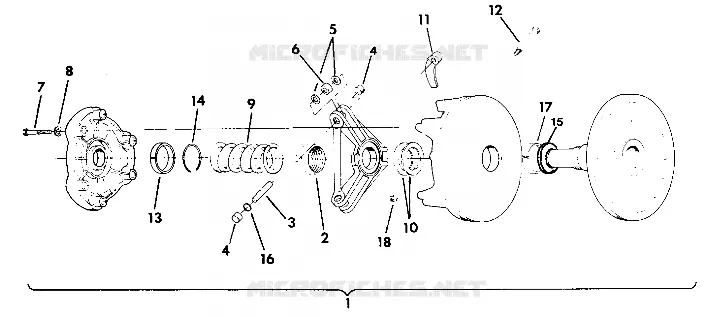 Antriebskupplung Wide Trak (4919301930012A)