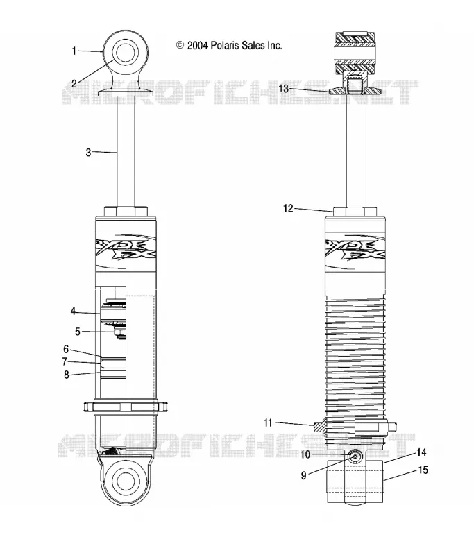 FRONT TRACK SCHOCK (RYDE FX)