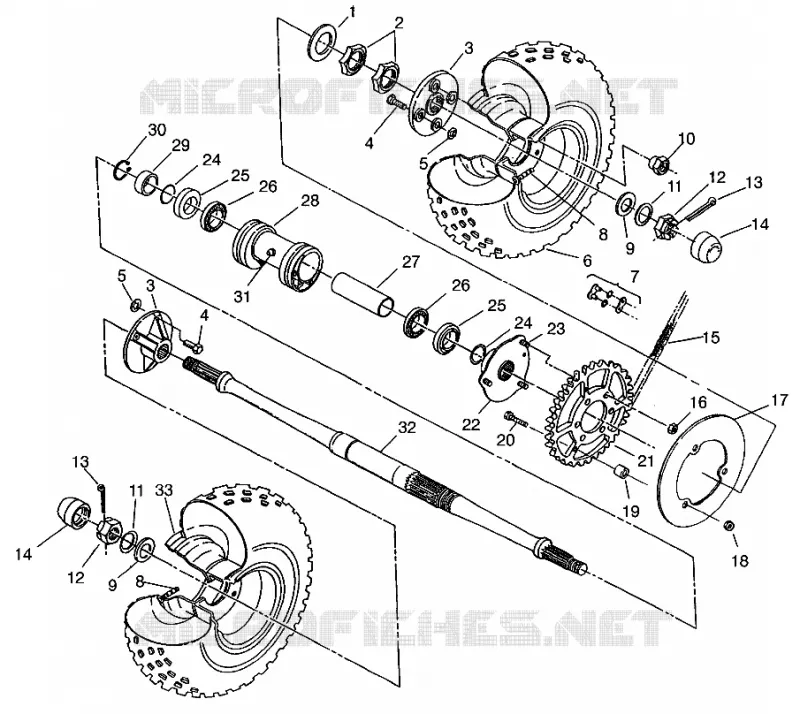 HECKANTRIEB 2X4 300 W957530 (4930053005C002)