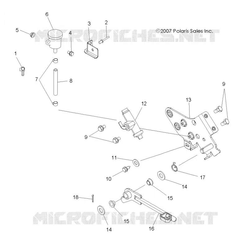 BREMSES, BREMSE PEDAL AND REAR MASTER CYLINDER
