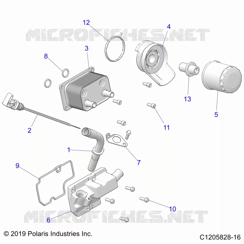 ENGINE, DIPSTICK & OIL FILTER