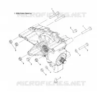 GETRIEBEGEHÄUSE, MOUNTING, REAR