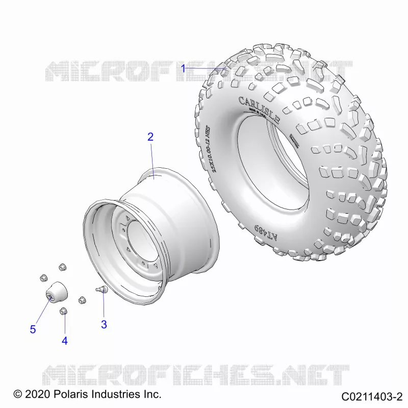 RADS, REAR TIRE