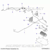 TREIBSTOFF SYETEM, TREIBSTOFF TANK EVAP, CANISTER AND LINES