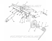 HINTER Drehmomentarm 500 EFI / 0930674 and  500 EFI SKS / 0930574 (4922962296022A)