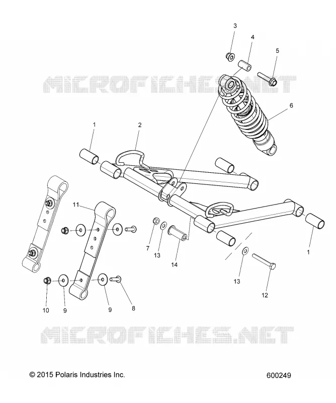 FRONT Drehmomentarm