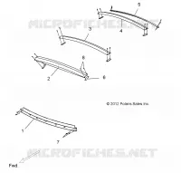 DACH SUPPORTS, 4 PASSENGER
