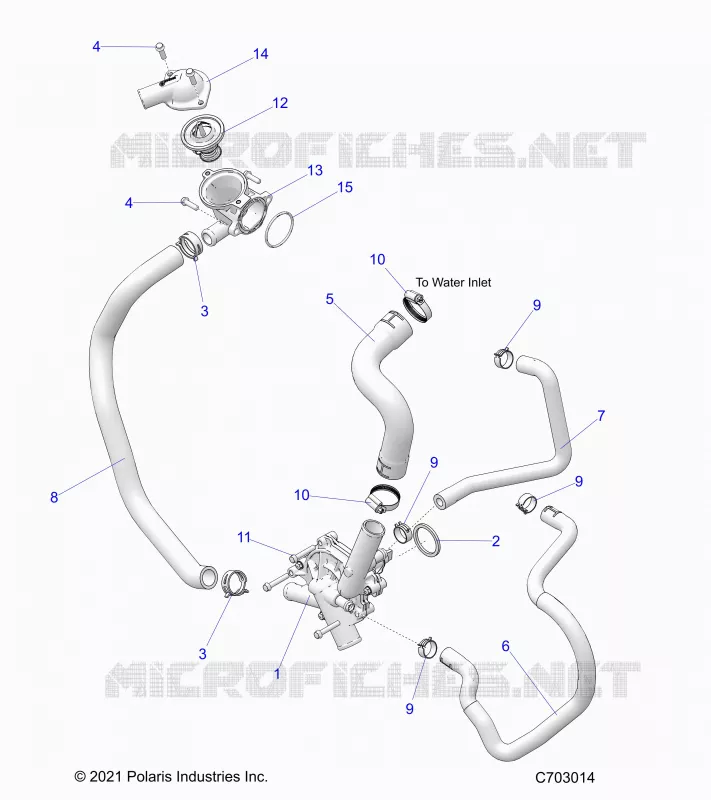 MOTOR, WATERPUMP AND BYPASS