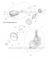 MOTOR, KURBELWELLE, KOLBEN AND BALANCE SHAFT