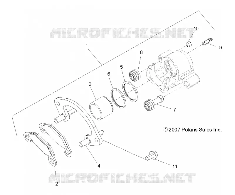 HINTERBREMSE CALIPER