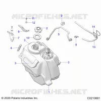 KRAFTSTOFFSYSTEM, FUEL TANK ASM.