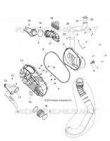 ANTRIEB, CLUTCH COVER AND DUCTING