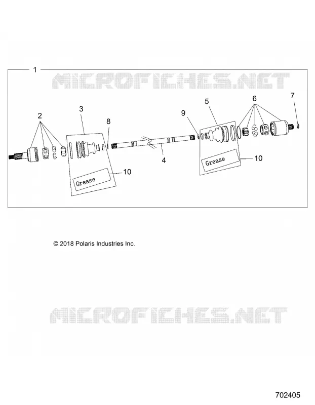 ANTRIEB, REAR HALF SHAFT