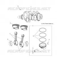 ENGINE, KURBELWELLE AND PISTON