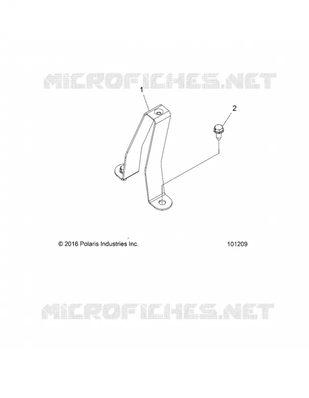 CHASSIS, TREIBSTOFF TANK SUPPORT BRACKET
