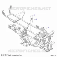 CHASSIS, RAHMEN -A21SDE57K4 (C102174)